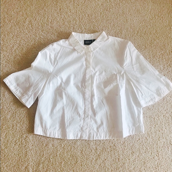 ONLY Cropped Shirt - Picture 1 of 1
